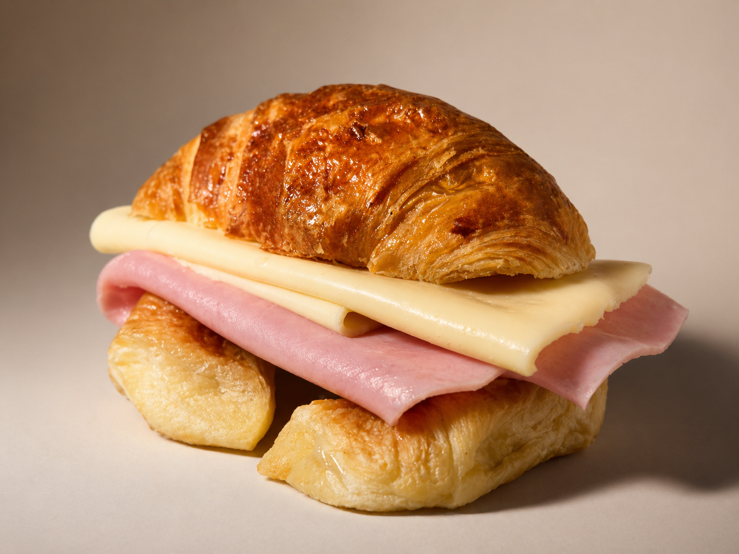MEDIALUNAS CON JAMON Y QUESO